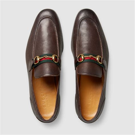 gucci driving loafers brown|Gucci Loafers for Men .